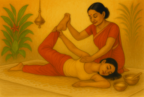 Yoga massage